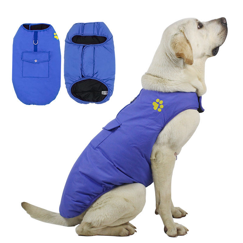 Dog clothes can be worn on both sides