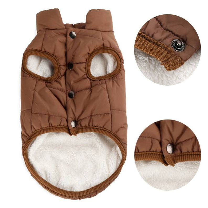 Teddy Dog Clothes Autumn And Winter Clothes Puppy Dog Cotton Clothes Small Dog Medium Dog Jinmao Bomei Winter Loaded Pet Vest