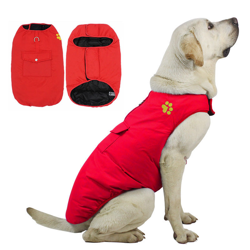 Dog clothes can be worn on both sides