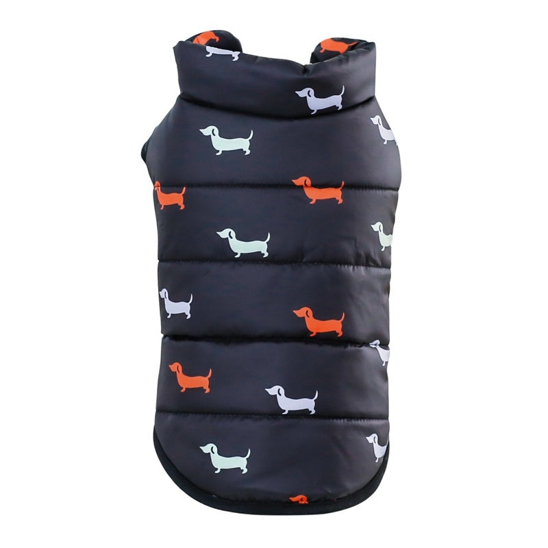 Small and medium pet cotton coat