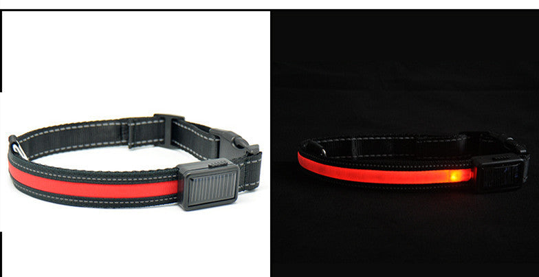 Led Solar Luminous Collar For Pet Dog