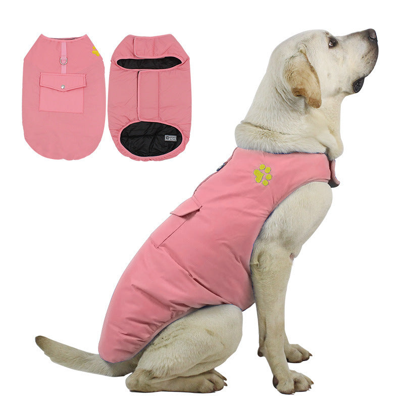 Dog clothes can be worn on both sides
