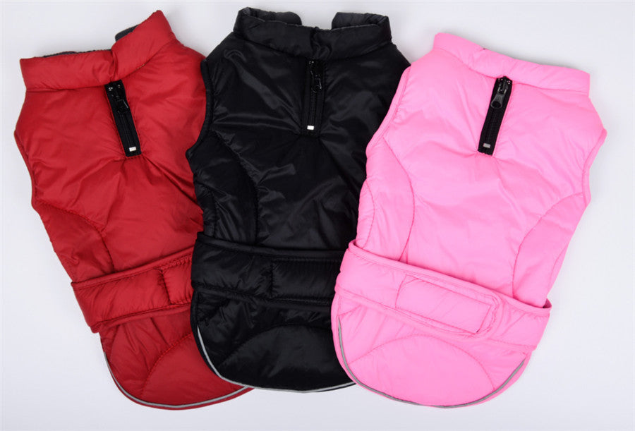Waterproof reflective outdoor dog clothes