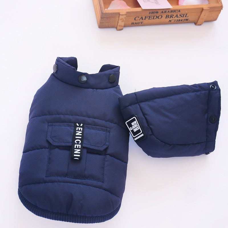 Pet thick cotton vest