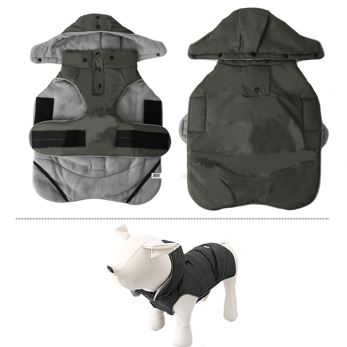 Dog Cotton Water Repellent Vest Pet