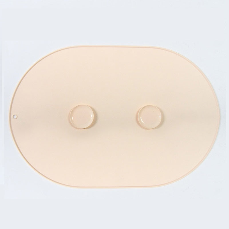 Pet Suction Cup Licking Mat Dog Eating Mat Anti-spill Silicone Placemat For Cats And Dogs