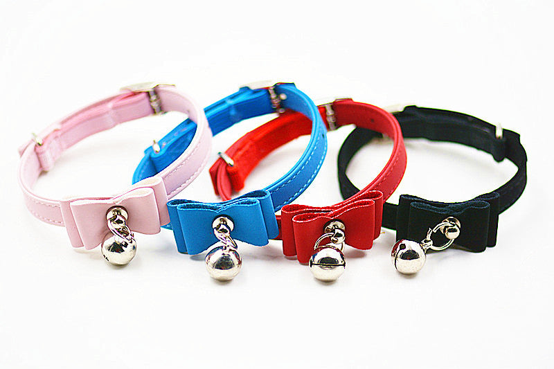 Hot Pet Collar Bow Tie Bell Collar Cute Bell Small Dog Collar,collar, Factory Direct Sales