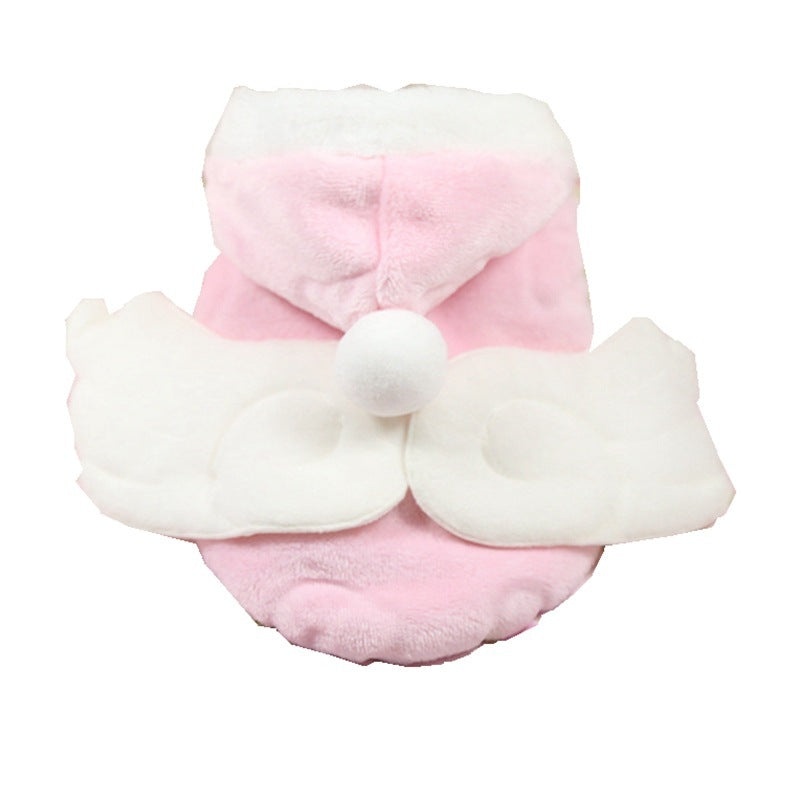 Angel wings ball ball flannel coat