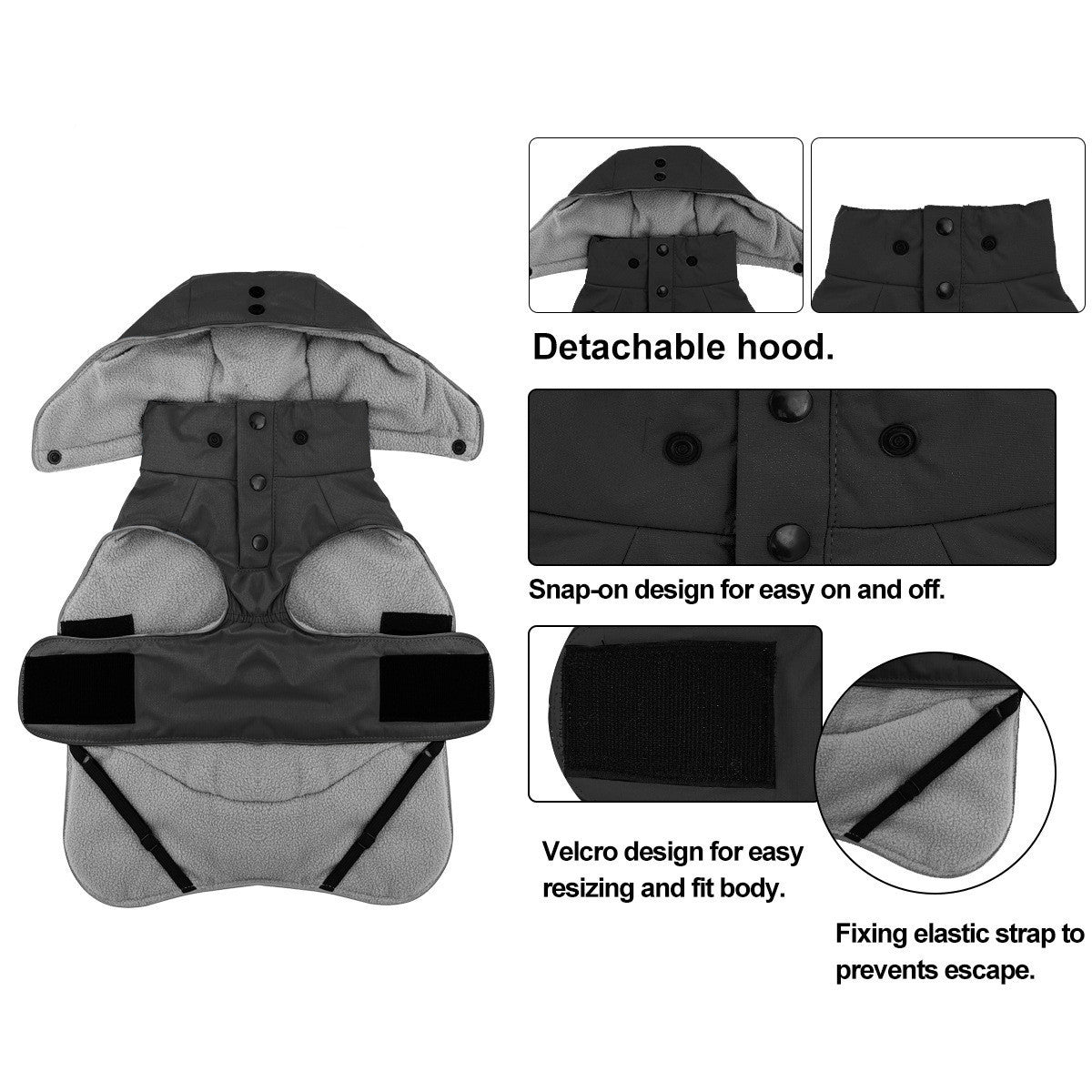 Dog Cotton Water Repellent Vest Pet