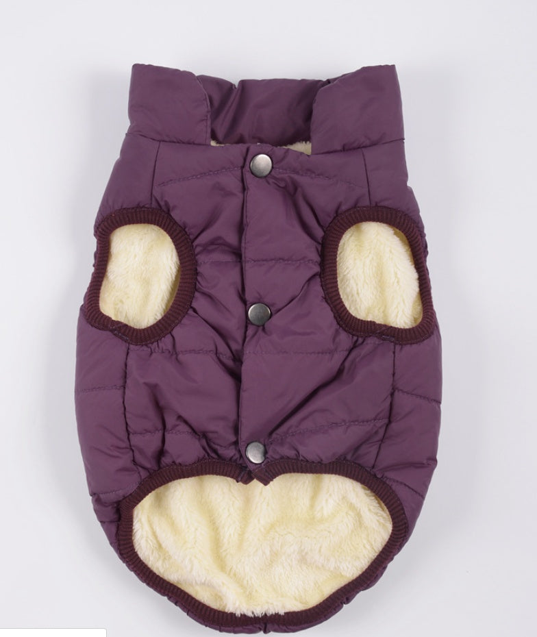 Teddy Dog Clothes Autumn And Winter Clothes Puppy Dog Cotton Clothes Small Dog Medium Dog Jinmao Bomei Winter Loaded Pet Vest