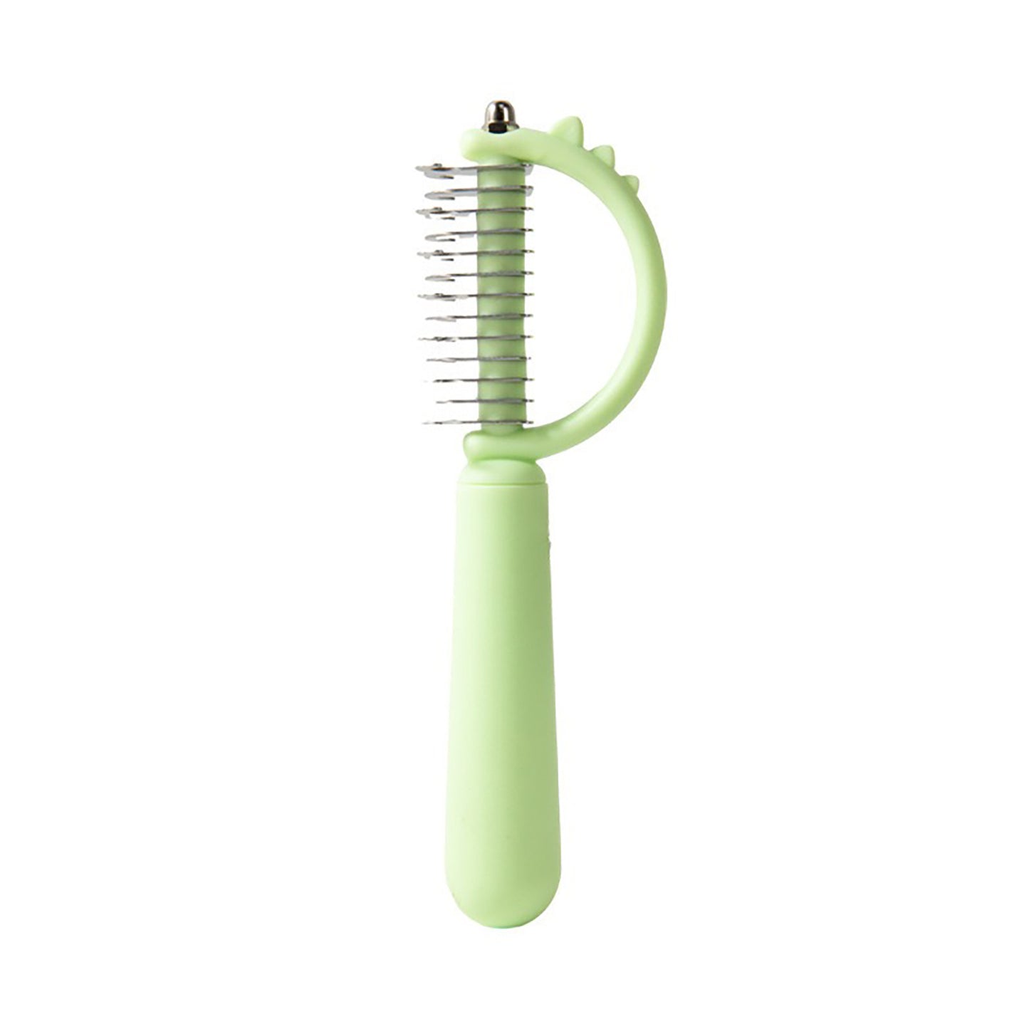 Pet Dematting Tool Double Sided Undercoat Rake Dematting Comb Dematting Comb For Dogs, Dematting Rake Detangling Dual-Sided Comb Tool For Long Curly Haired Poodle