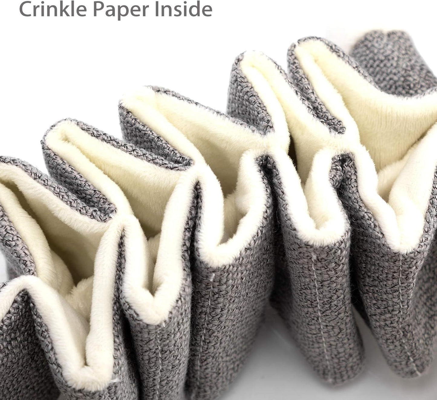 Hollypet Dog Toys Squeaky Toy Partial Stuffed Animal With Crinkle Paper Relieve Boredom For Small Medium And Large Dogs Gray Koala