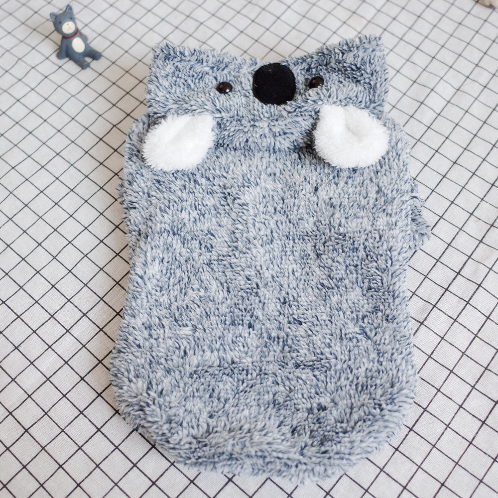 Stretch coral fleece dog clothes