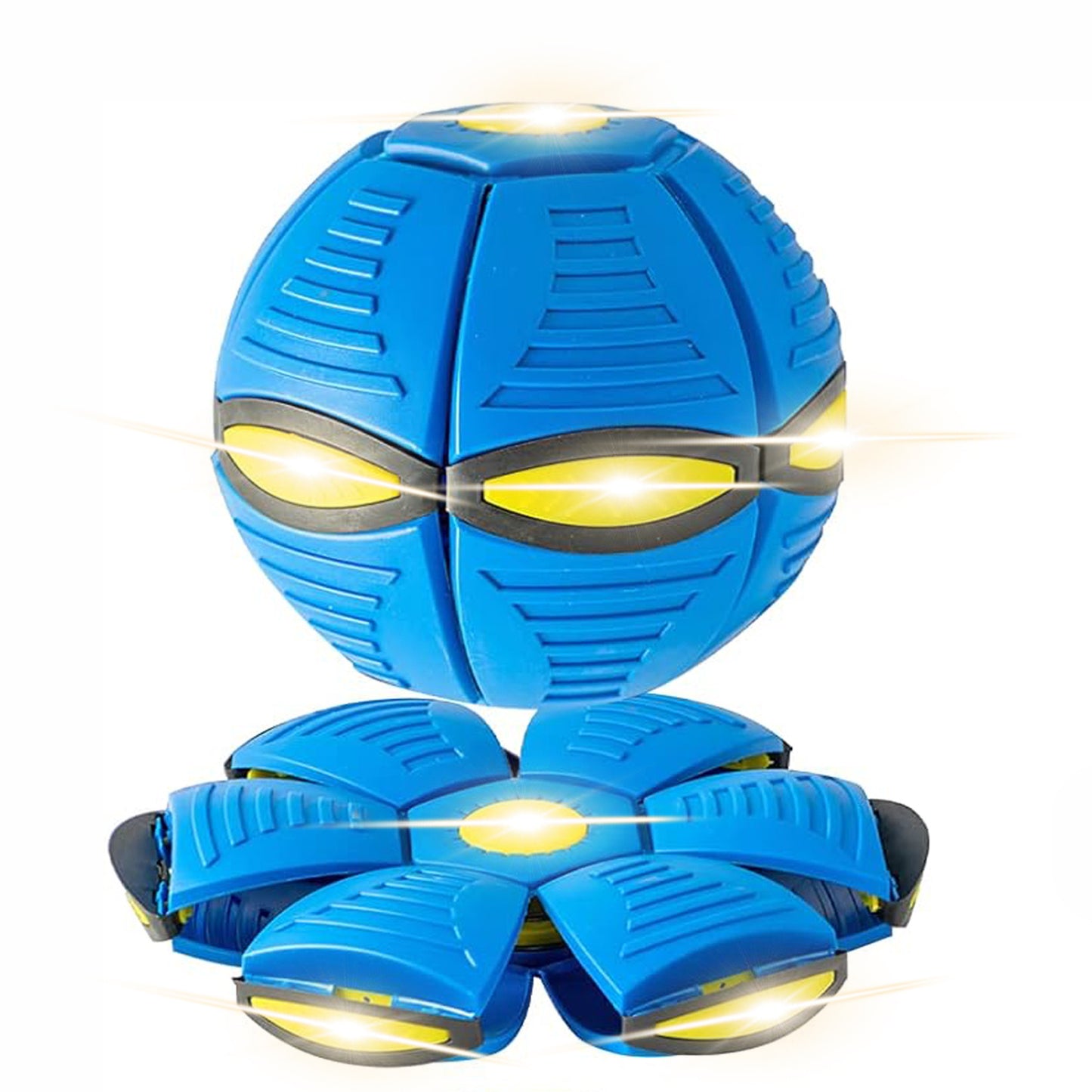 Pet Toy Flying Saucer Ball For Dogs 6 Lights Flying Saucer Ball Outdoor Yard Dog Toys Magic Stomp Magic Ball Children Toy Magic UFO Ball For Dogs Game
