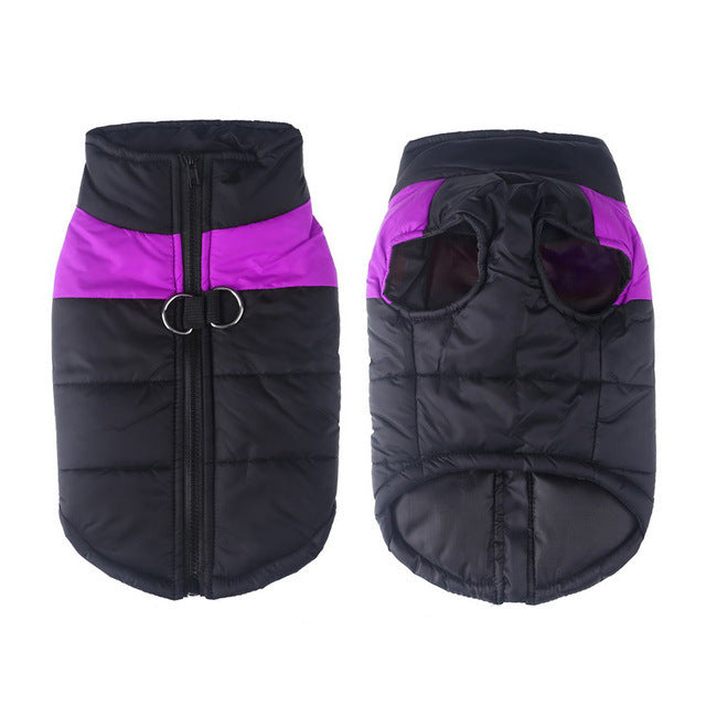 New Pet Vest Vest Glossy Dog Coat Autumn And Winter Dog Clothing Pet