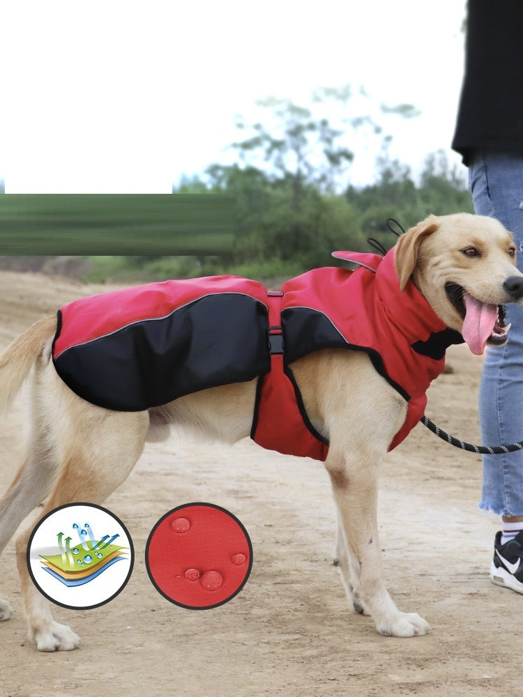 Medium And Large Dog Plush Warm Pet Diving Suit