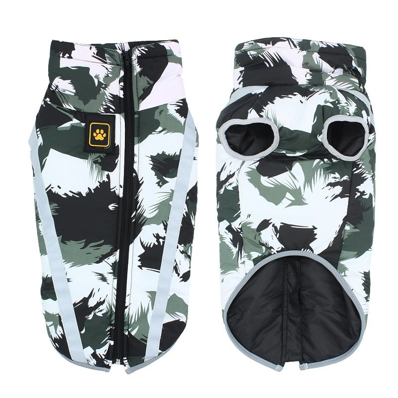 Dog Reflective Warm Shell Jacket Thick