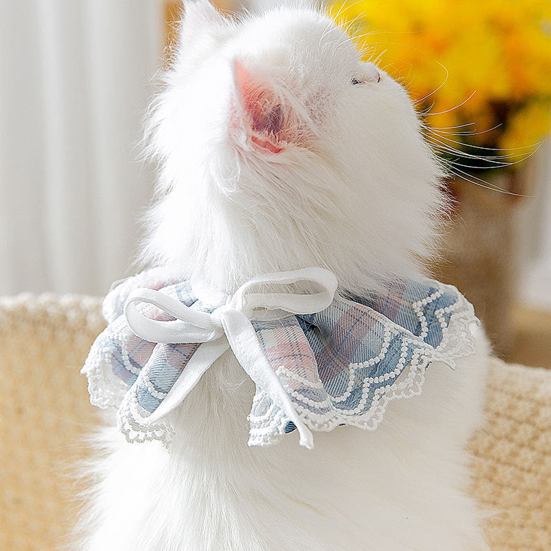 Cat Scarf Pet Slobber Decorative Collar