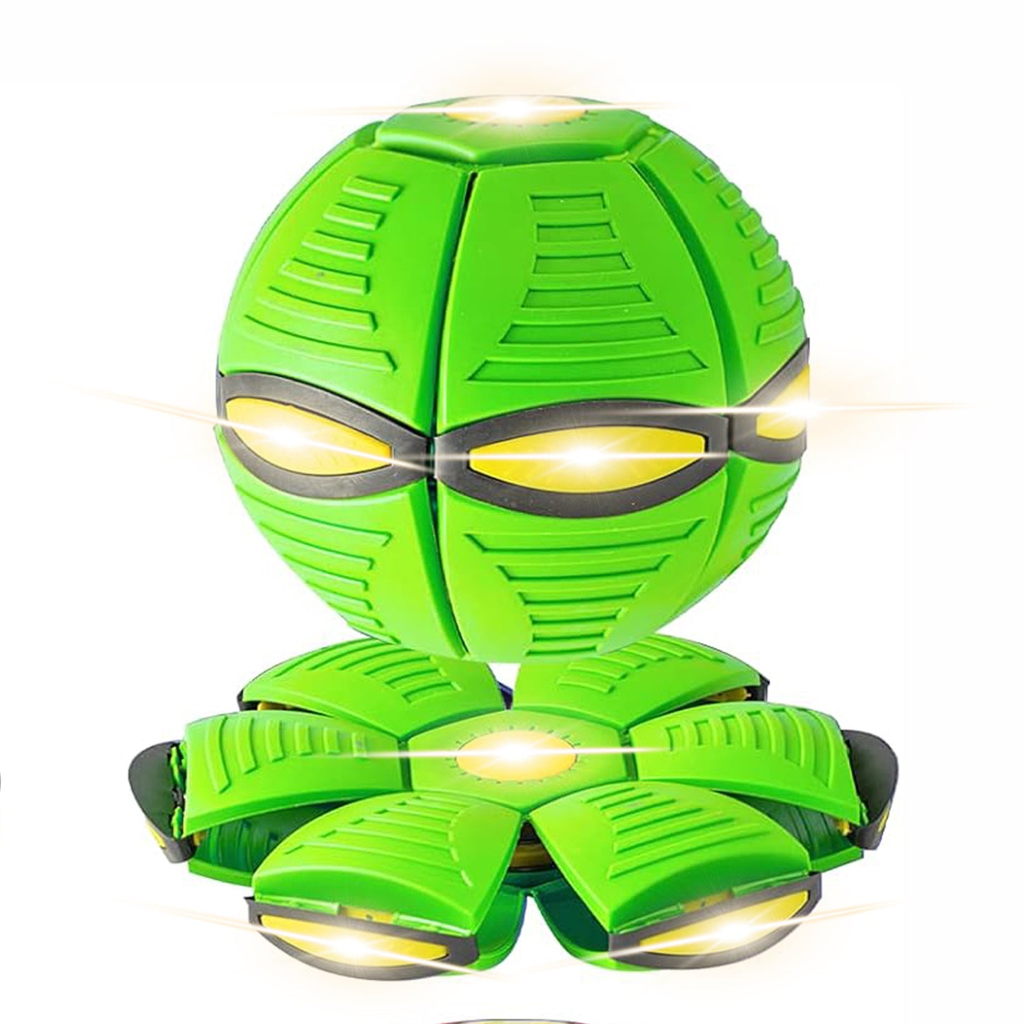 Pet Toy Flying Saucer Ball For Dogs 6 Lights Flying Saucer Ball Outdoor Yard Dog Toys Magic Stomp Magic Ball Children Toy Magic UFO Ball For Dogs Game