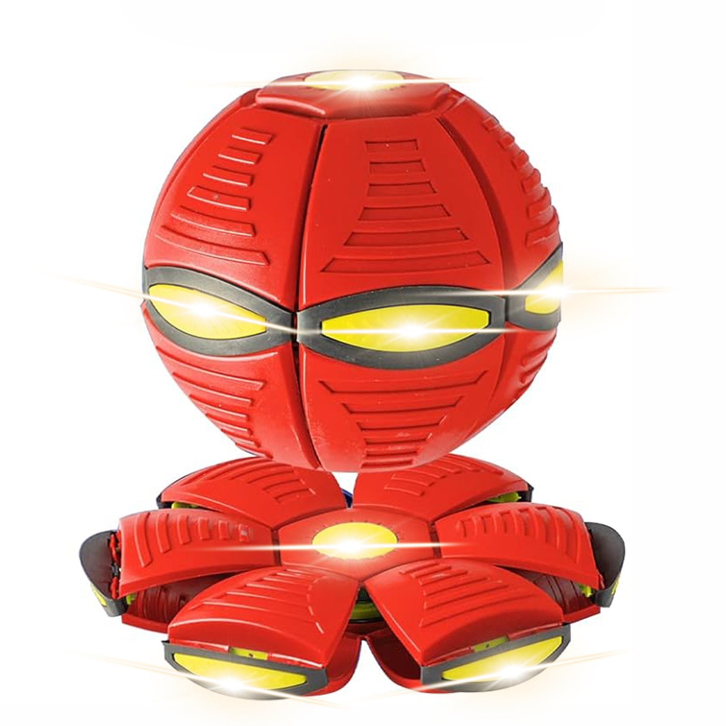 Pet Toy Flying Saucer Ball For Dogs 6 Lights Flying Saucer Ball Outdoor Yard Dog Toys Magic Stomp Magic Ball Children Toy Magic UFO Ball For Dogs Game
