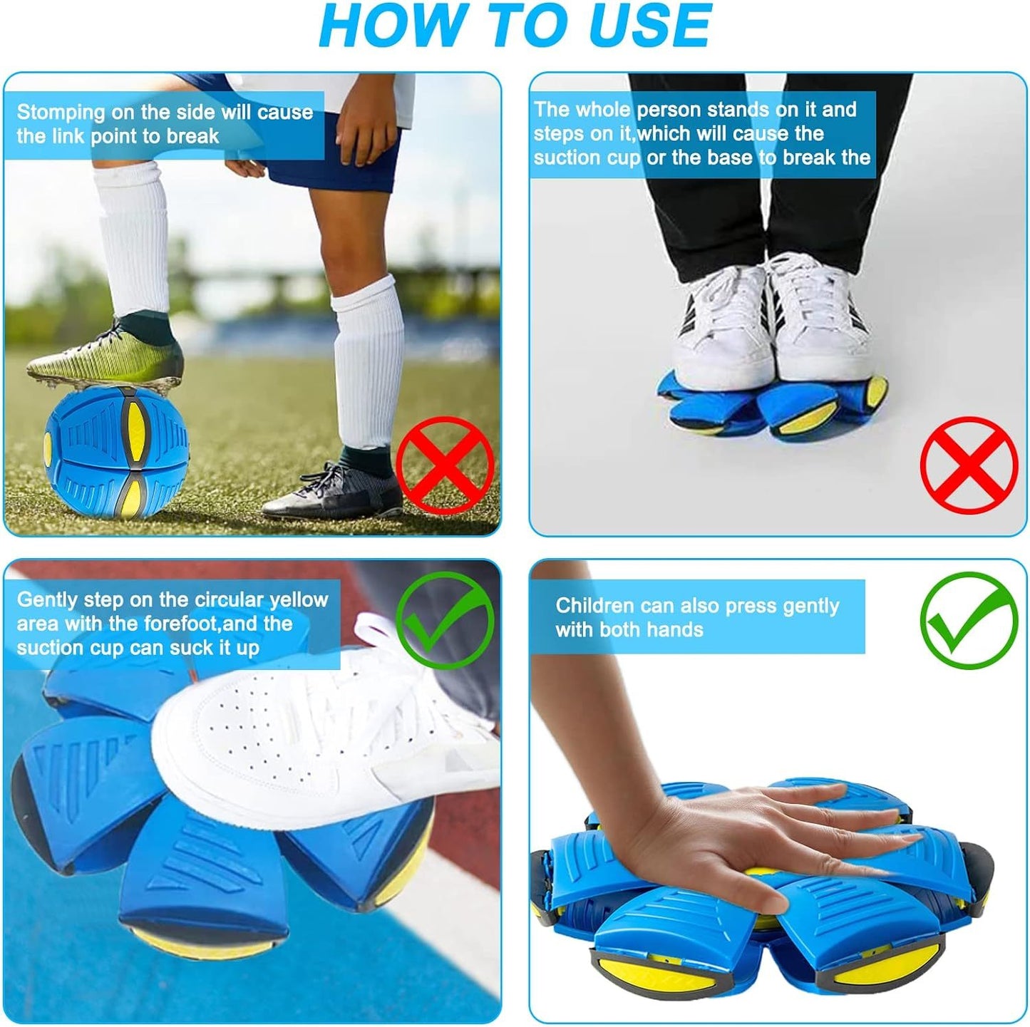 Pet Toy Flying Saucer Ball For Dogs 6 Lights Flying Saucer Ball Outdoor Yard Dog Toys Magic Stomp Magic Ball Children Toy Magic UFO Ball For Dogs Game