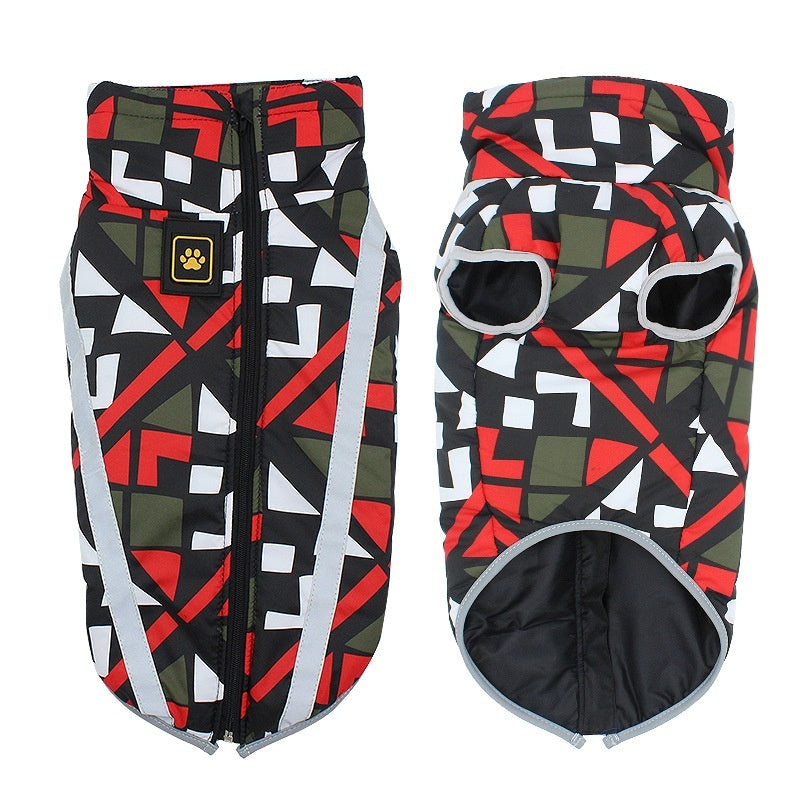 Dog Reflective Warm Shell Jacket Thick