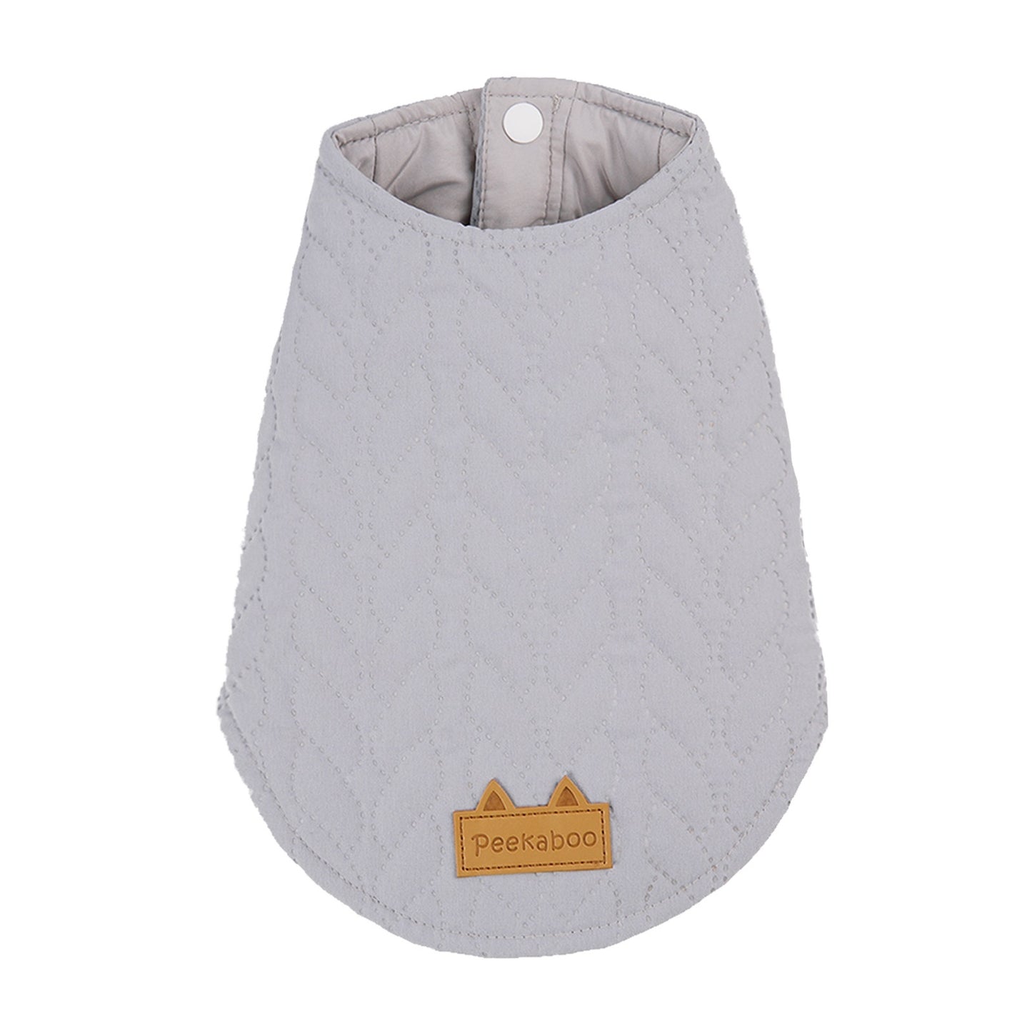 Autumn And Winter Warm Jacquard Button Two-piece Cotton Padded Clothes
