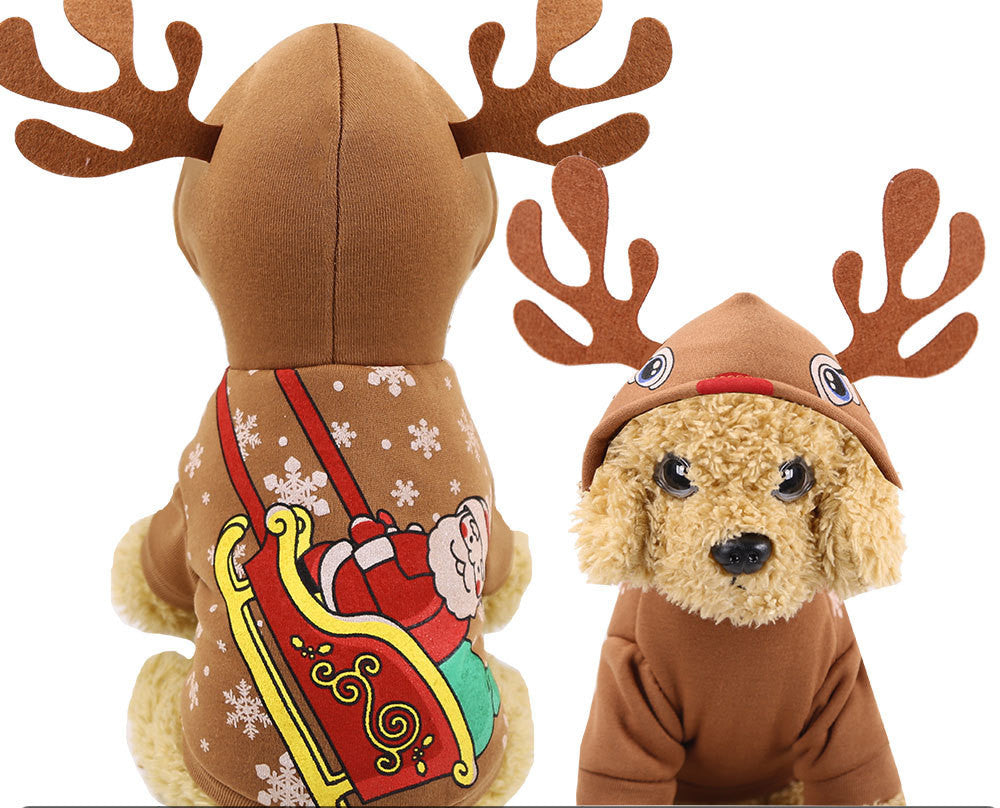 New four legged cotton padded clothes for Christmas