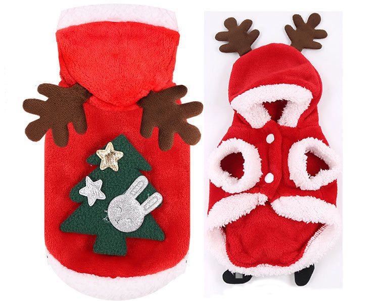 New four legged cotton padded clothes for Christmas