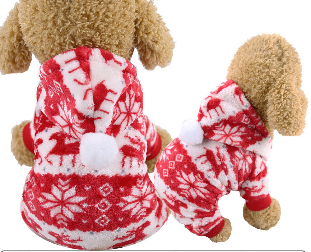 New four legged cotton padded clothes for Christmas