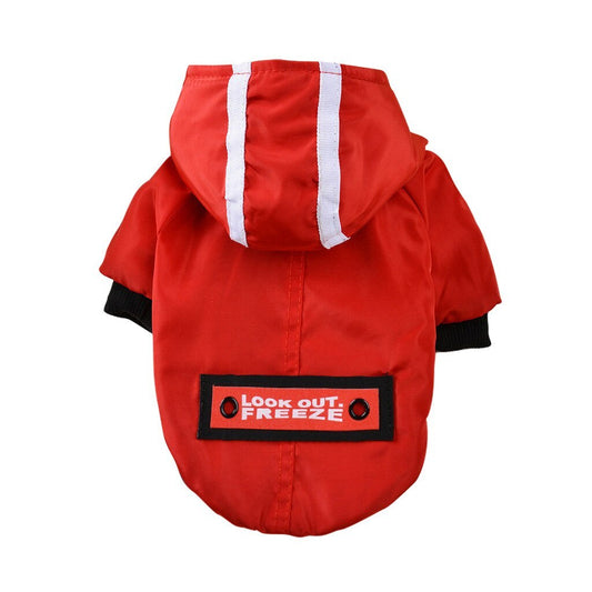 Warm double-layer pet clothes