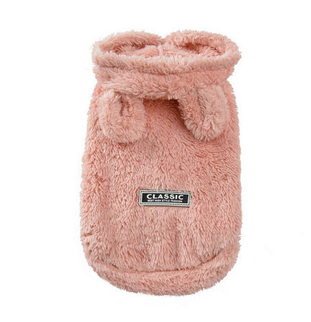 Bear ear pet cotton coat