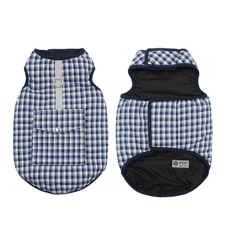 Dog clothes can be worn on both sides