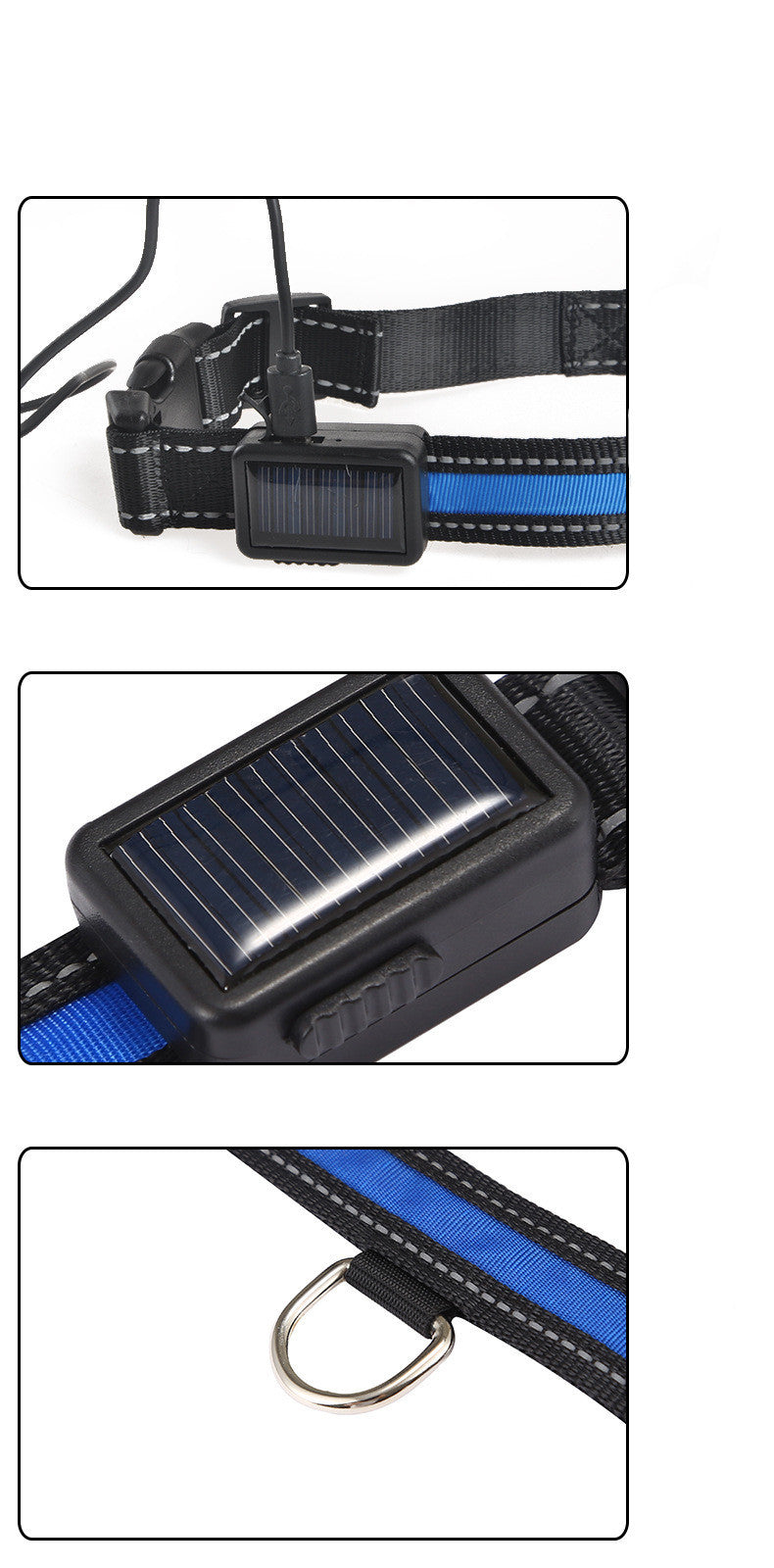 Led Solar Luminous Collar For Pet Dog