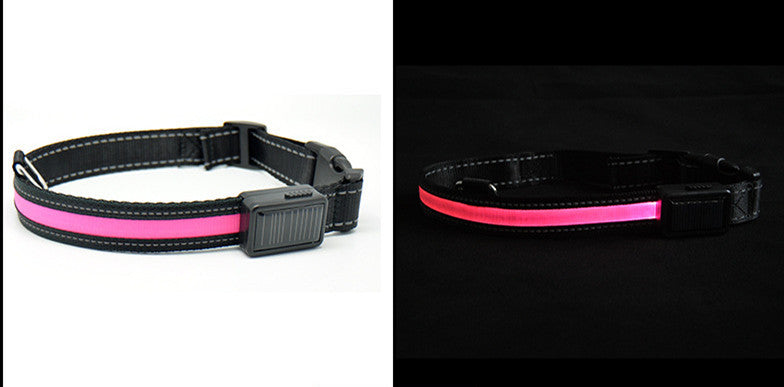 Led Solar Luminous Collar For Pet Dog
