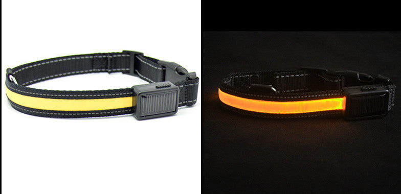 Led Solar Luminous Collar For Pet Dog
