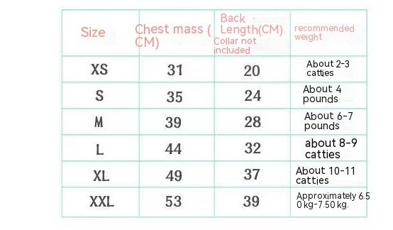 Laser Glossy Vest Autumn And Winter Clothing Pet Coat