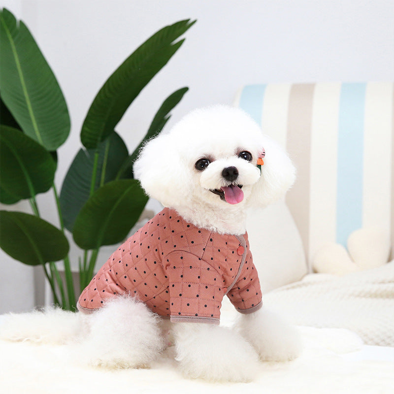 Pet Matcha Two-leg Cotton Clothing