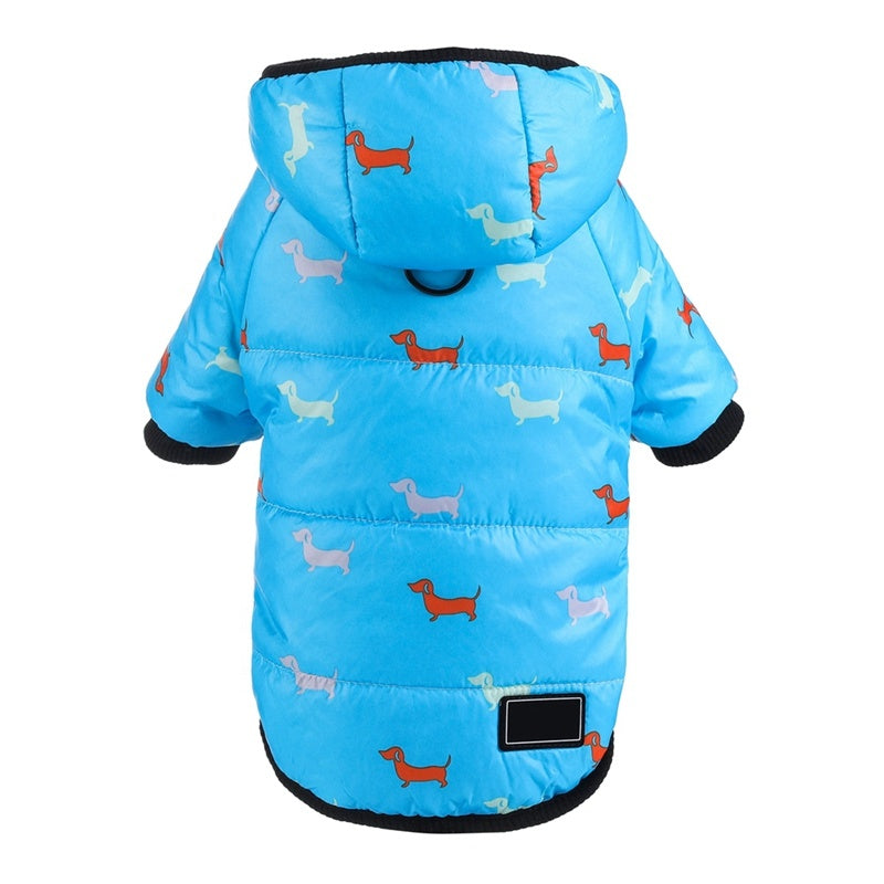 Small and medium pet cotton coat