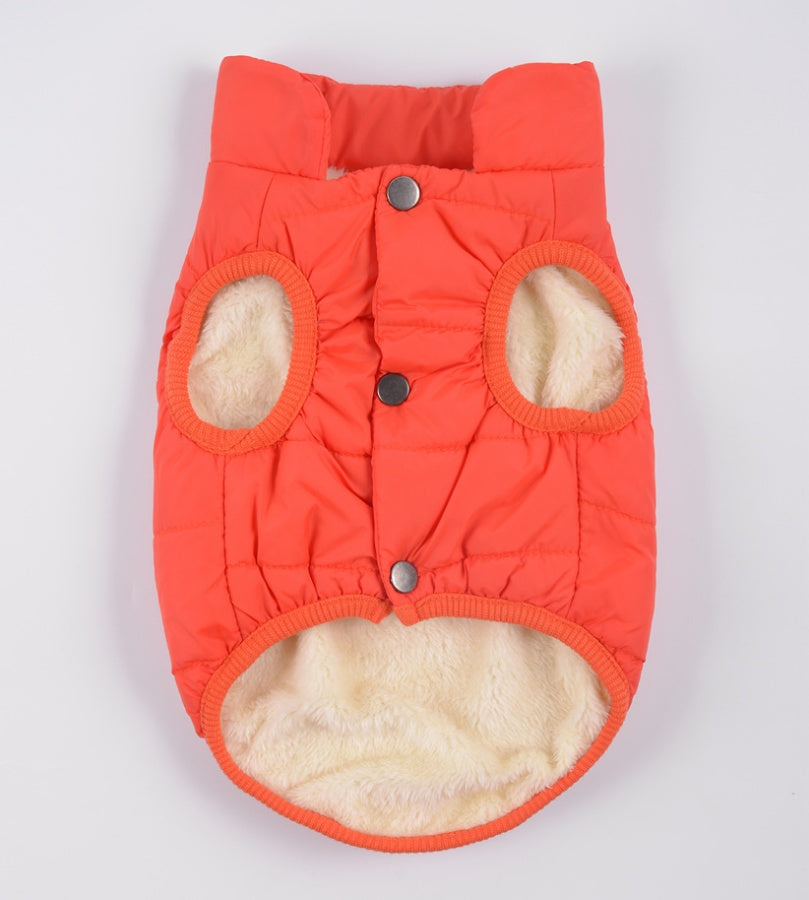 Teddy Dog Clothes Autumn And Winter Clothes Puppy Dog Cotton Clothes Small Dog Medium Dog Jinmao Bomei Winter Loaded Pet Vest
