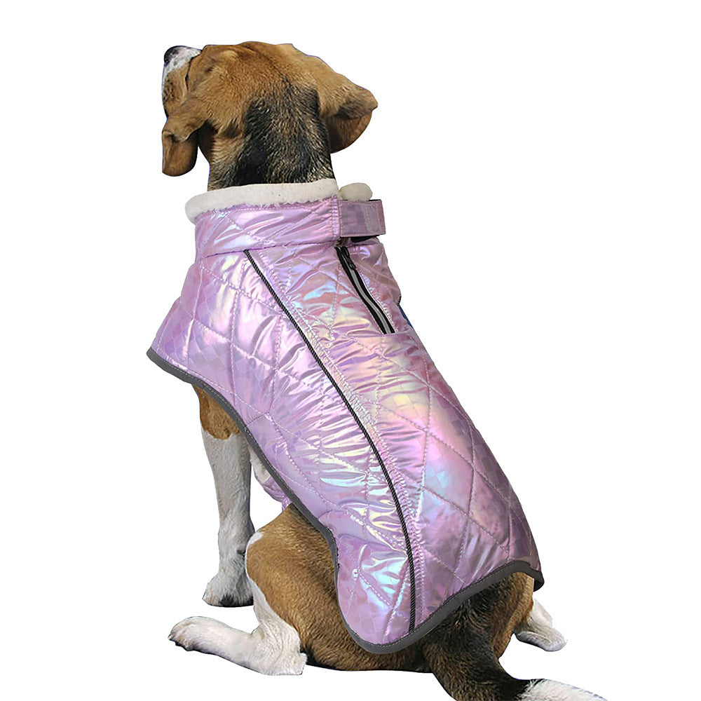 Pet Clothes Waterproof Velvet Warm