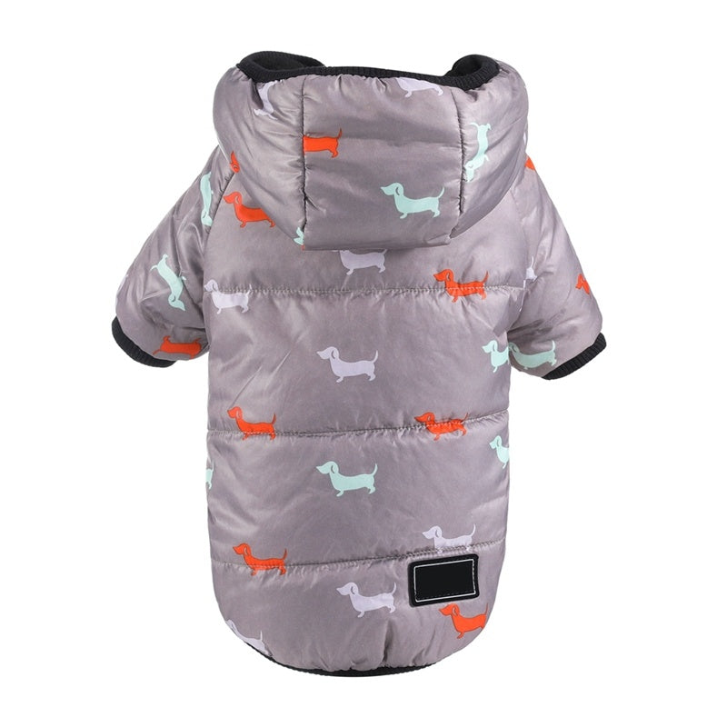 Small and medium pet cotton coat