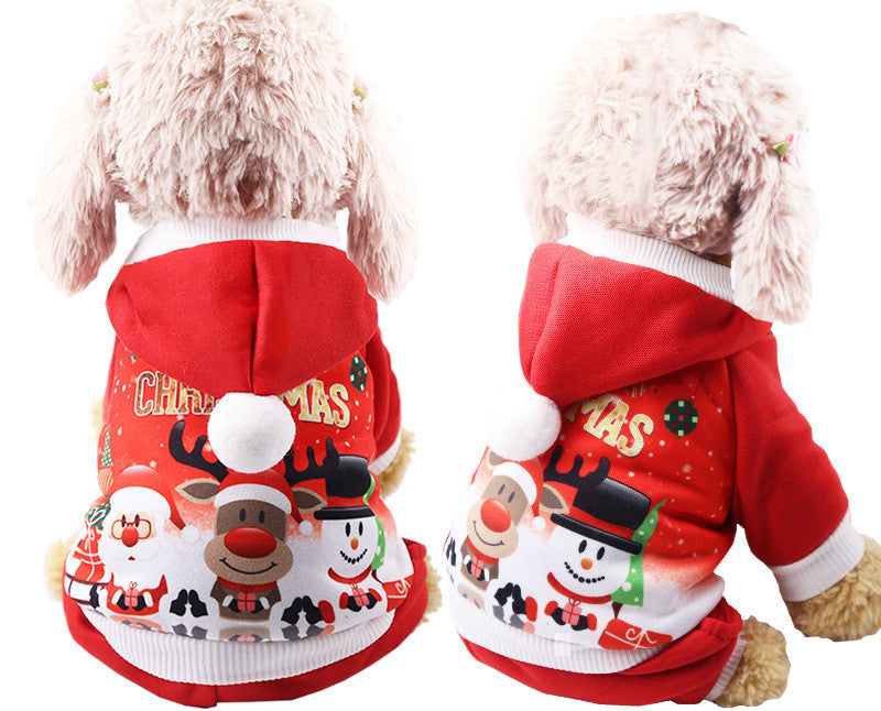 New four legged cotton padded clothes for Christmas