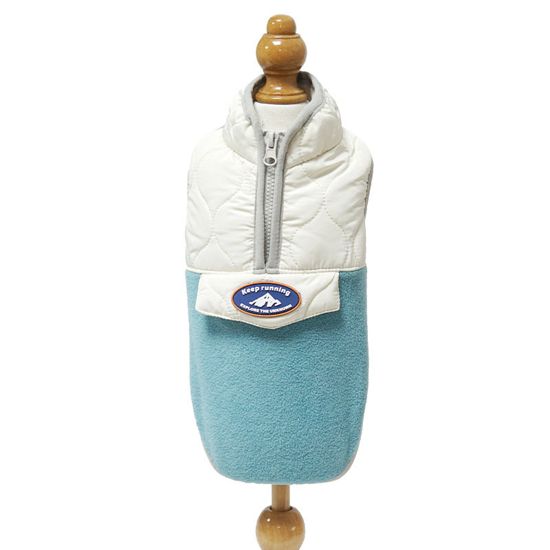 Warm Zipper Waistcoat Puppies Autumn And Winter Clothes