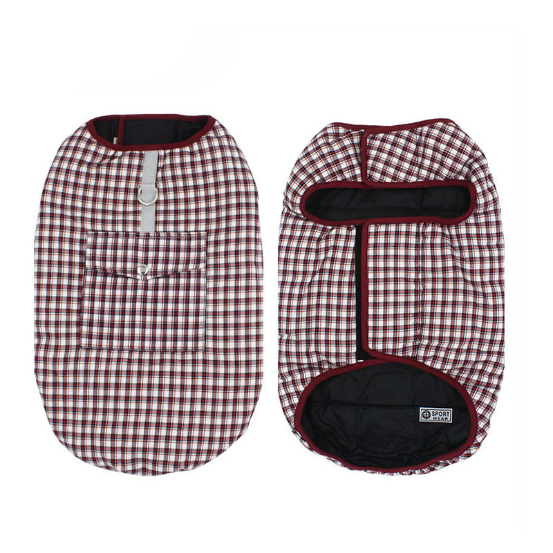 Dog clothes can be worn on both sides