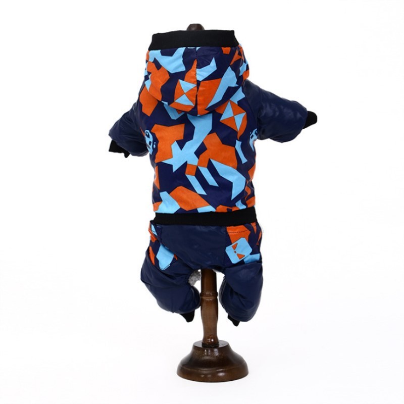 Four-legged cotton-padded clothes for dogs