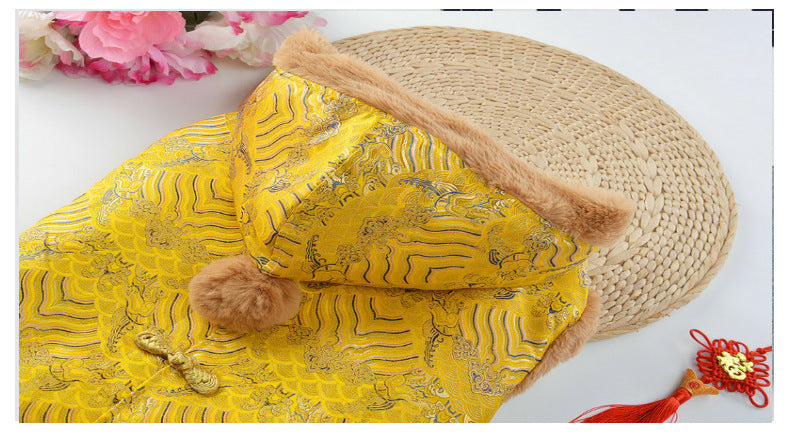 New Year's Pet Tang Suit Thick Coat For Large Dogs Chinese Style