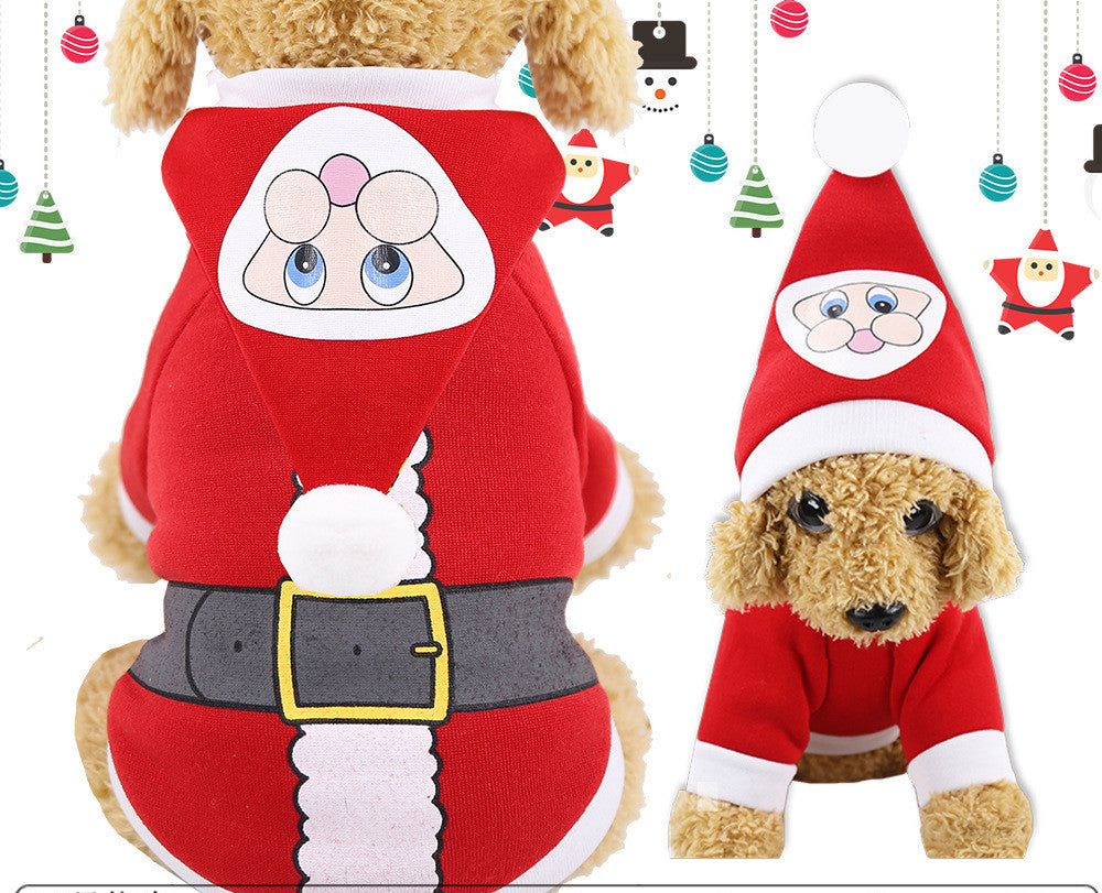 New four legged cotton padded clothes for Christmas