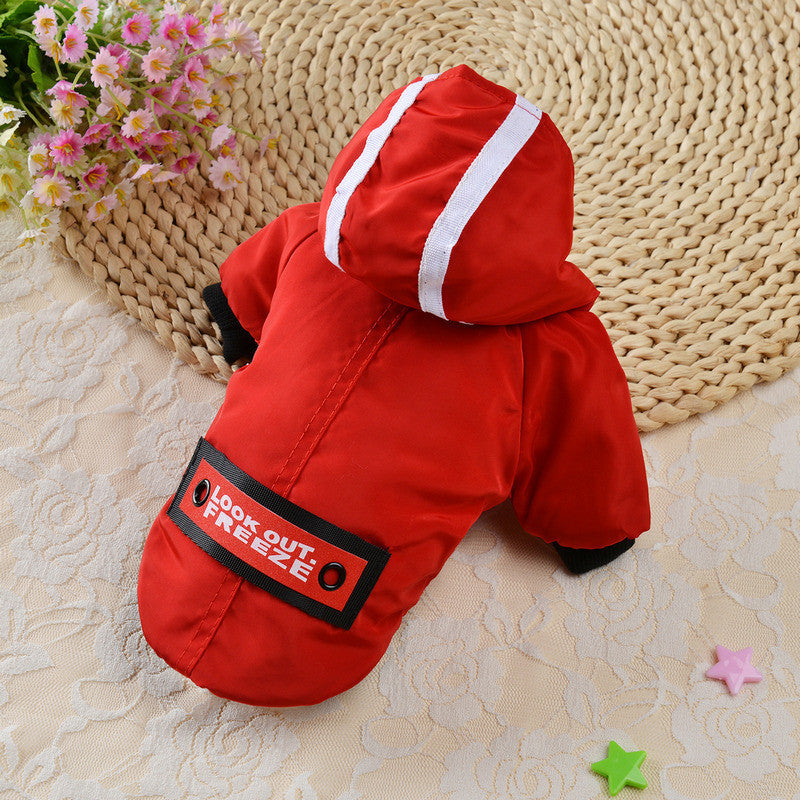 Warm double-layer pet clothes
