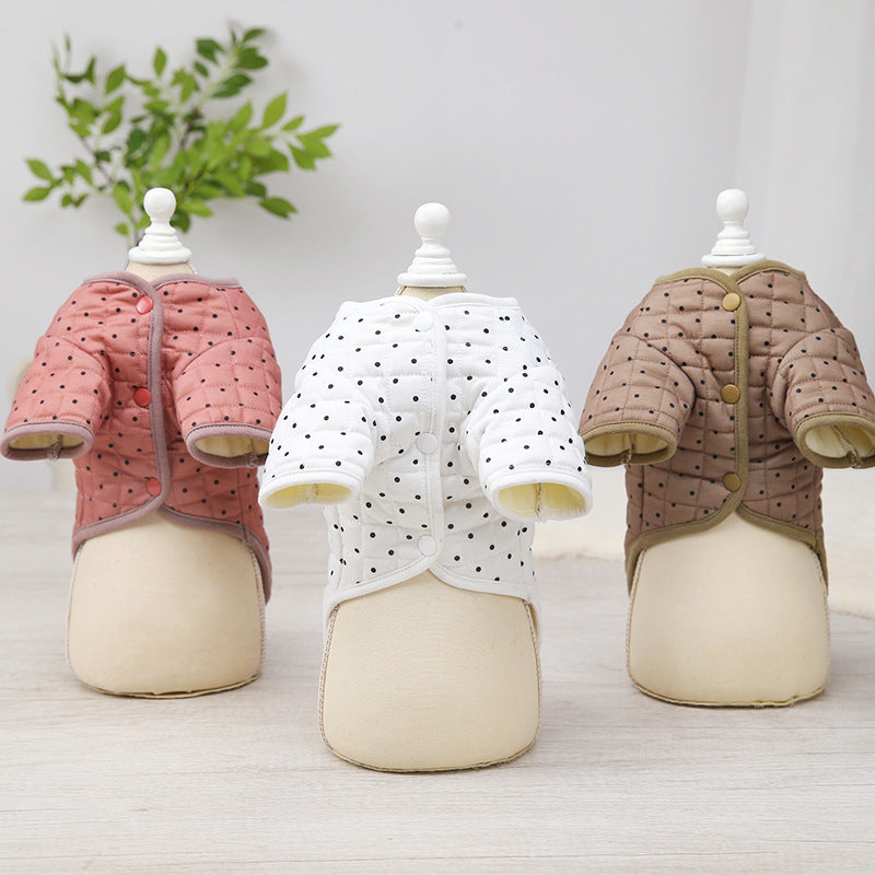 Pet Matcha Two-leg Cotton Clothing
